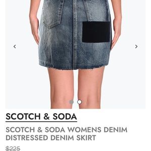 NWT SCOTCH AND SODA SKIRT